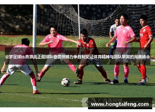 云梦足球比赛激战正酣球队奋勇拼搏力争胜利见证体育精神与团队默契的完美结合