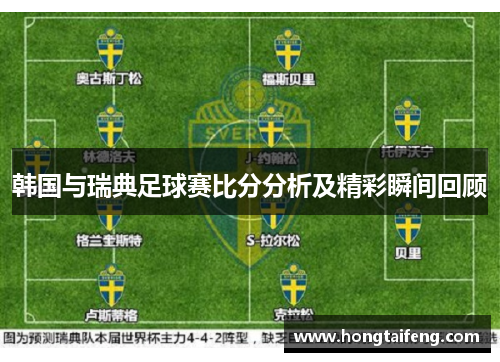 韩国与瑞典足球赛比分分析及精彩瞬间回顾